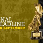 Final Entry Deadline 2nd September